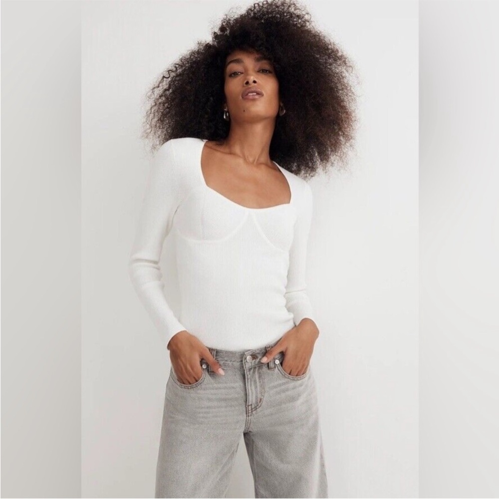 NWT Madewell Wide Rib Sweater Top